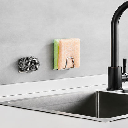 1-3-6pc Stainless Steel Sink Sponge Rack