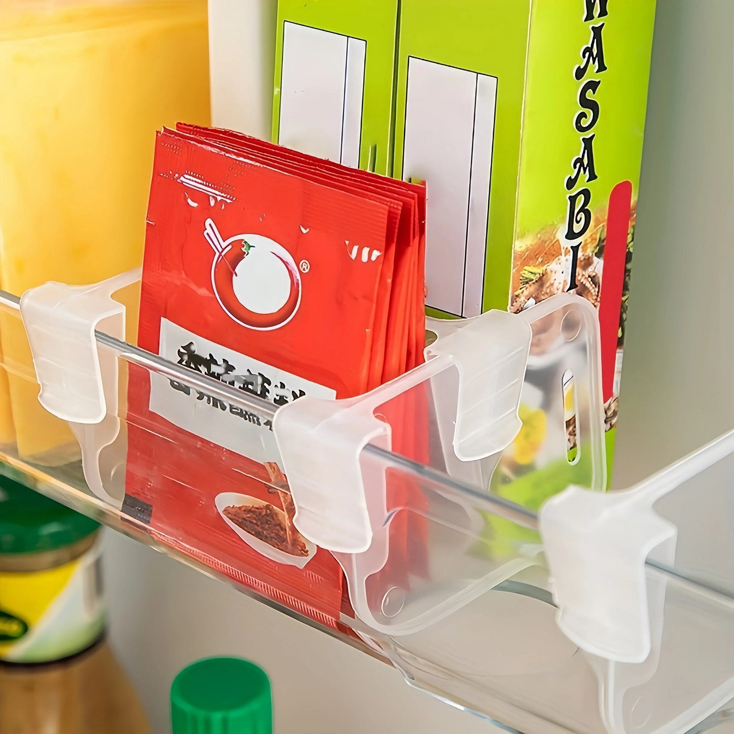 15 PCS Sturdy Clear Refrigerator Organizer Dividers