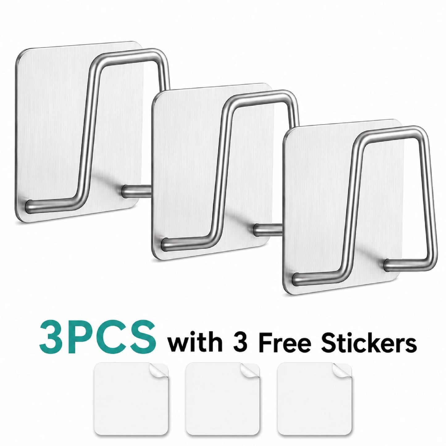 1-3-6pc Stainless Steel Sink Sponge Rack